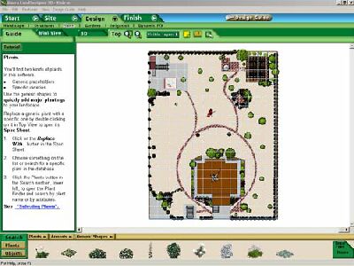 Програма Sierra Land Designer 3D 7.0: інтерфейс