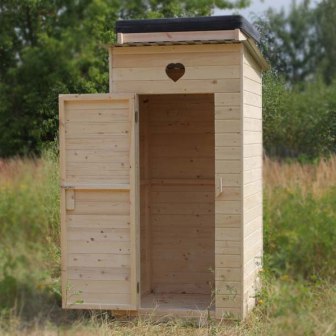 Дерев'яний туалет для дачі: популярний варіант дачних туалетів