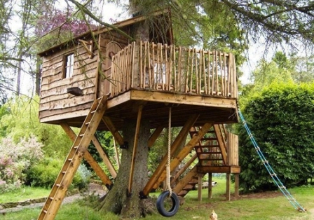 Детальна інструкція про те, як побудувати будиночок на дереві на своїй дачі