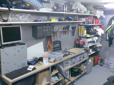 Як зробити робоче місце в дачному гаражі?