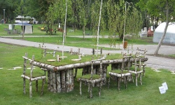 Дачна меблі з дерева своїми руками
